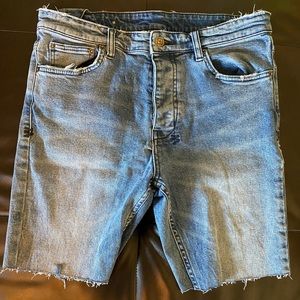 Ksubi Chitch Burnt Blue Chop Shorts